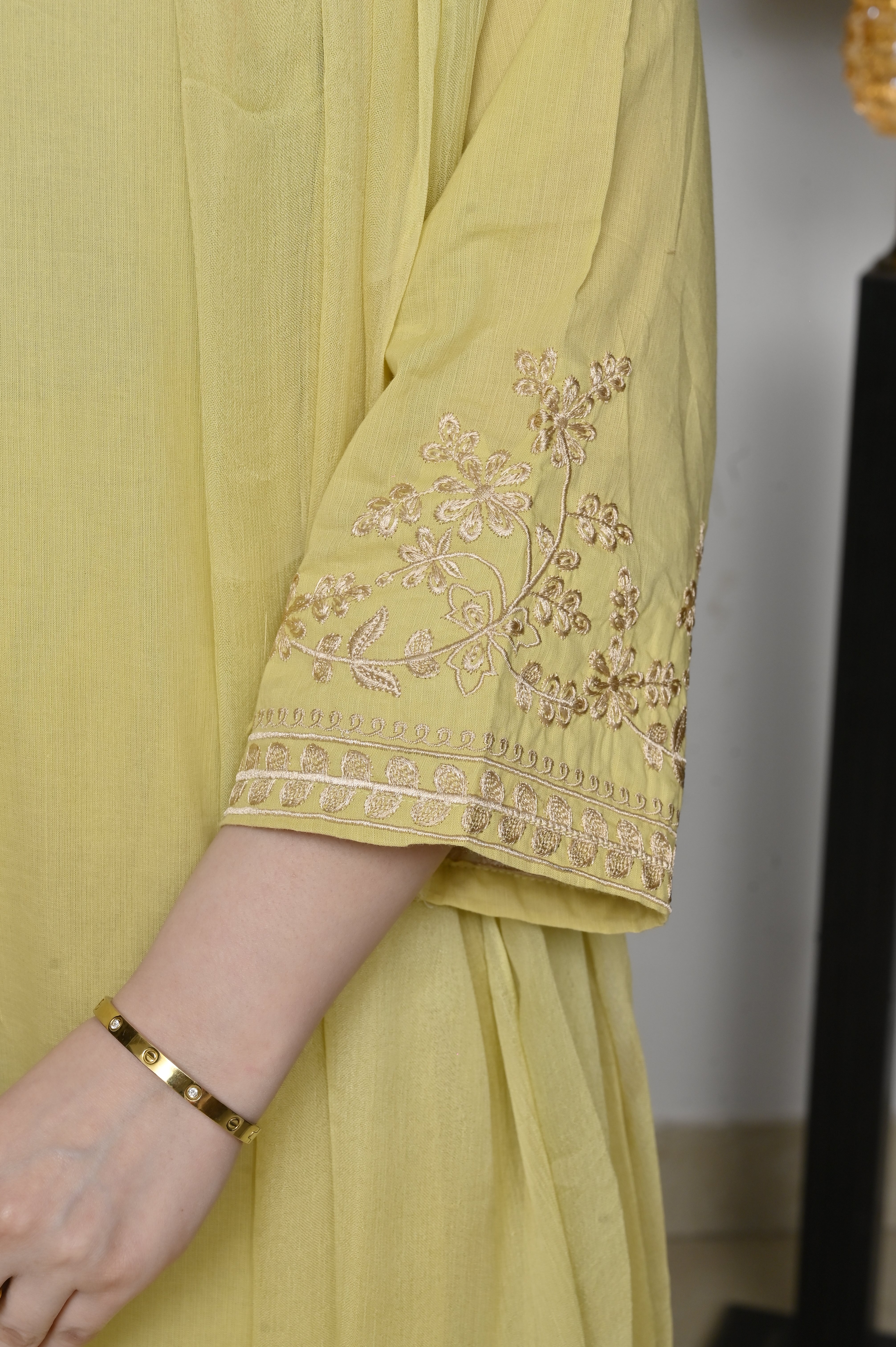 2 Pc Embroidered Stitched | Lemon