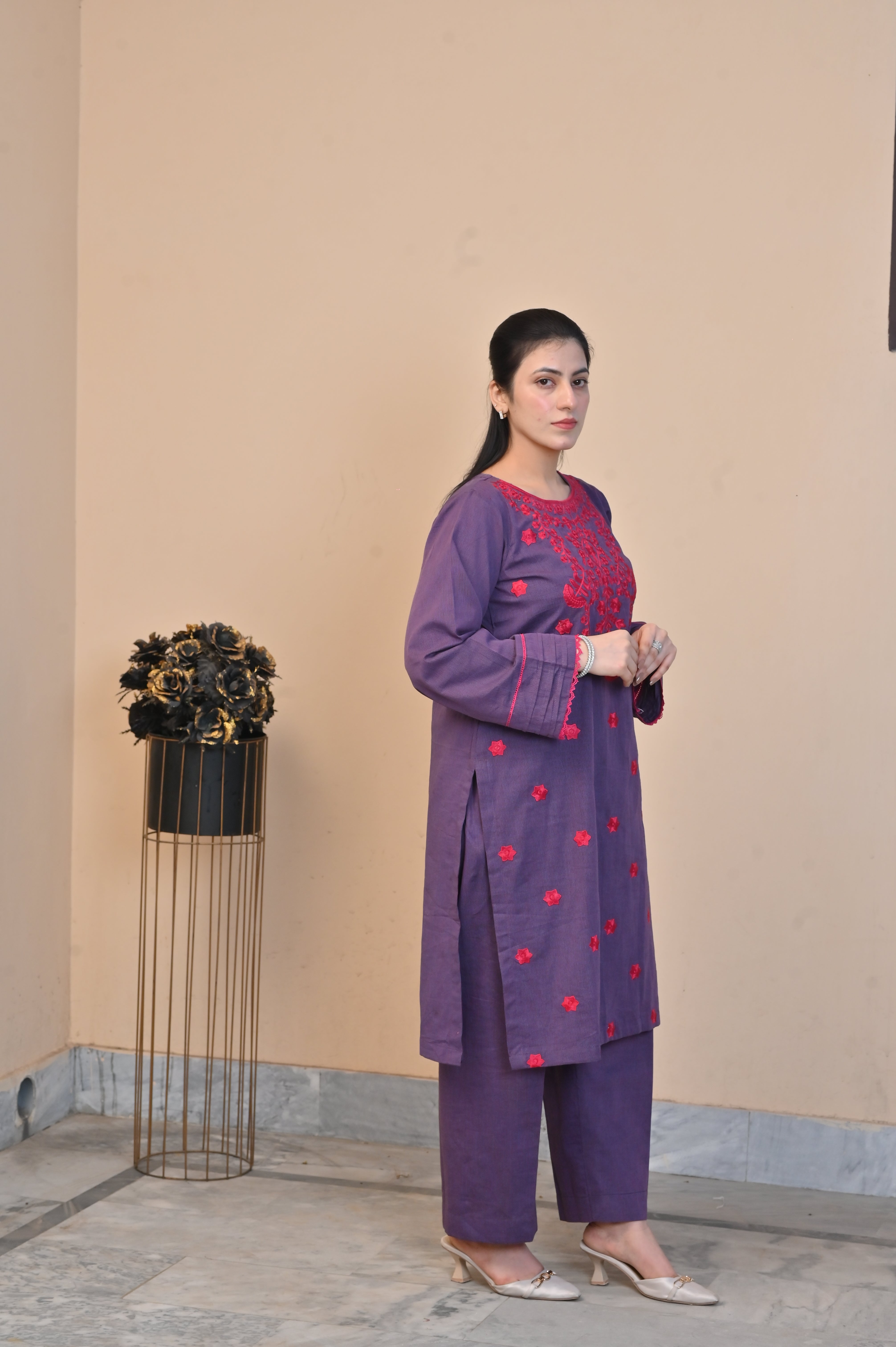 2 Pc Embroidered Stitched | PLUM